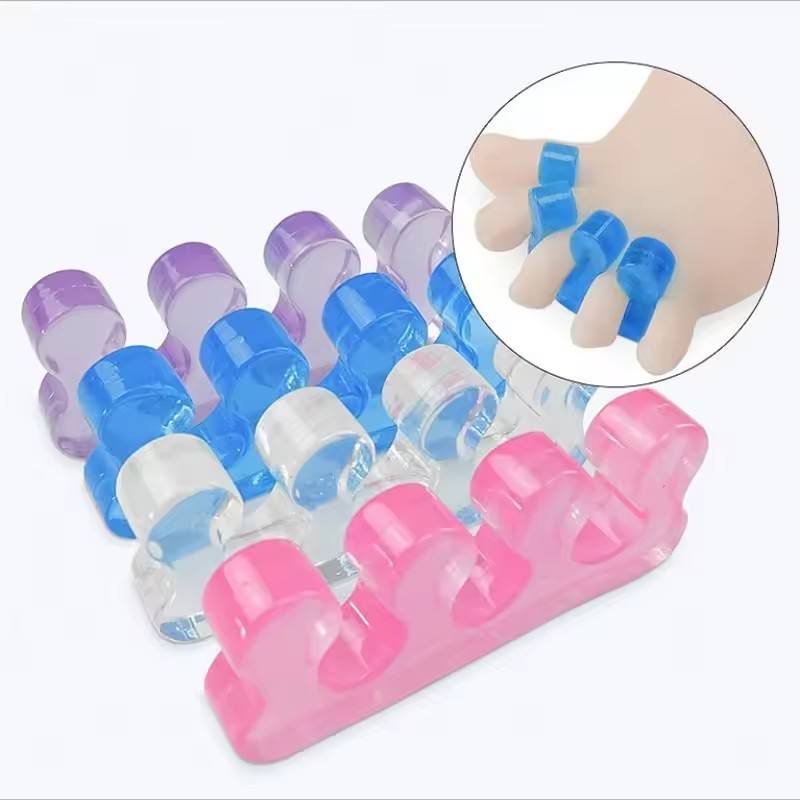 Toe Separators for Women Pedicure Toe Spacers & Spreaders – Yoga Relax and Finger Dividers Gel Silicone Toe Separators
