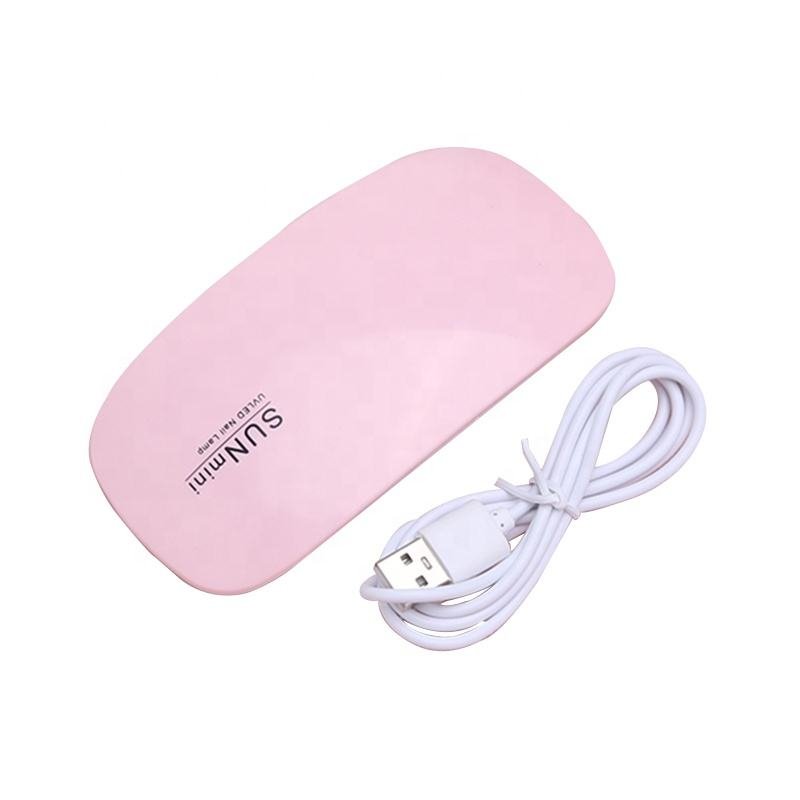 SUN MINI 6W UV LED Lamp Nail Dryer Portable USB Cable Nail Lamp for Gel Polish Curing