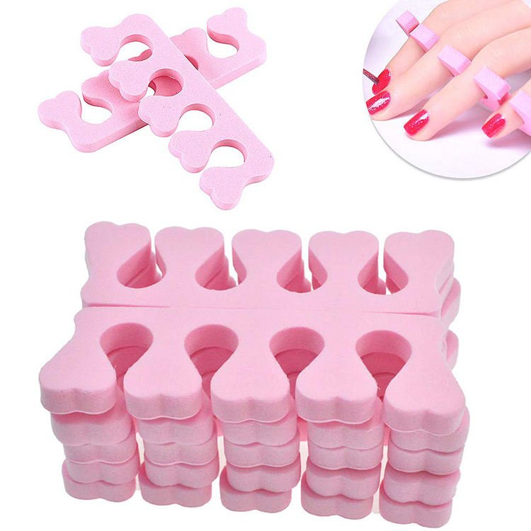 Toe Separators Soft Sponge Foam Toe Finger Dividers Nail Art Pedicure Manicure Polishing Accessories Toe Splitter